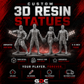 Custom 3D Resin Statues by Game Day Customs
