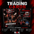Custom Player Trading Cards front and back by Game Day Customs