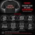 Custom School Game Day Tee with back design options