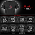 Game Day Tee Franklin County Edition front and back options