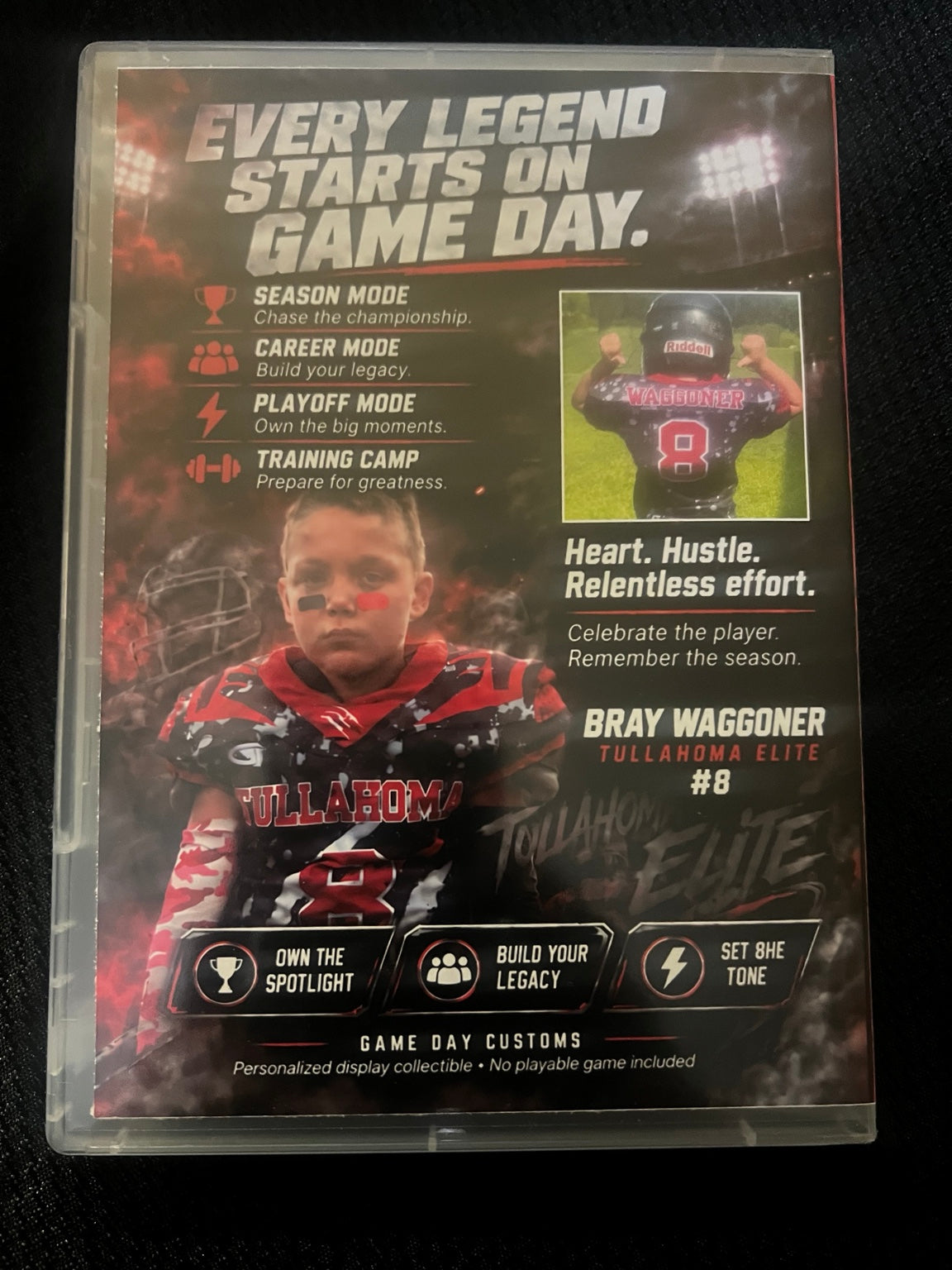 Personalized GameDay 26 back cover