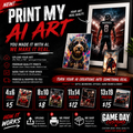 Print My AI Art by Game Day Customs square product mockup