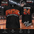 Spartans Basketball Fill personalized Team Classics shirt