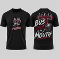 Tullahoma Elite Bust Them in the Mouth tee front and back