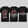Tullahoma Elite official football, football and cheer, and cheerleading shirt designs