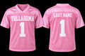 Tullahoma Elite pink out fan jersey front and back