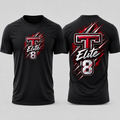 Tullahoma Elite player dry-fit performance shirt personalized with player number